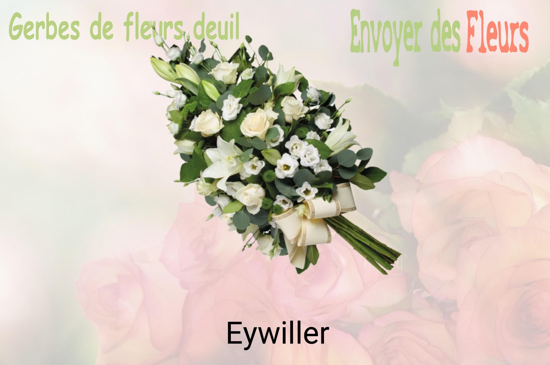 Gerbe de fleurs de deuil livrée à Eywiller